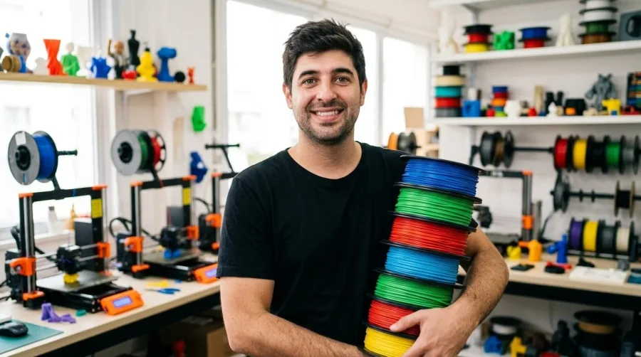 Bruno Boas, instructor of the 3D Printing course