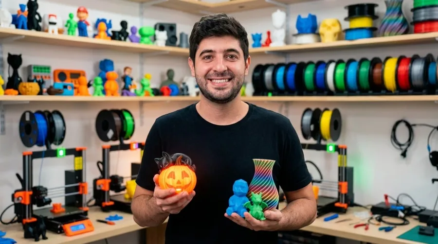 Bruno Boas, instructor of the 3D Modeling course